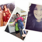Photo collage of Jenn Wright and her family